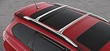 Brand] EAX Compatible with 2013 2014 2015 2016 2017 Pathfinder Replacement for Roof Rack Chrome Aluminum Top Cross Bar Rail Pair Bolt-On OEM Factory Style Silver Painted Luggage Carrier 13 14 1