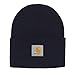 Carhartt WIP Acrylic Watch Hat Gorro de Invierno Unisex con Pegatina 7kmh Azul 6437