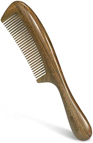 BESTOOL くし 檀木櫛 コーム 天然木製 レディース サラサラ ヘアケア 絡まない