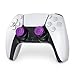 KontrolFreek FPS Freek Frenzy for PlayStation 5 (PS5) and PlayStation 4 (PS4) Controller | Performance Thumbsticks | 1 High-Rise, 1 Mid-Rise | Purple/Black