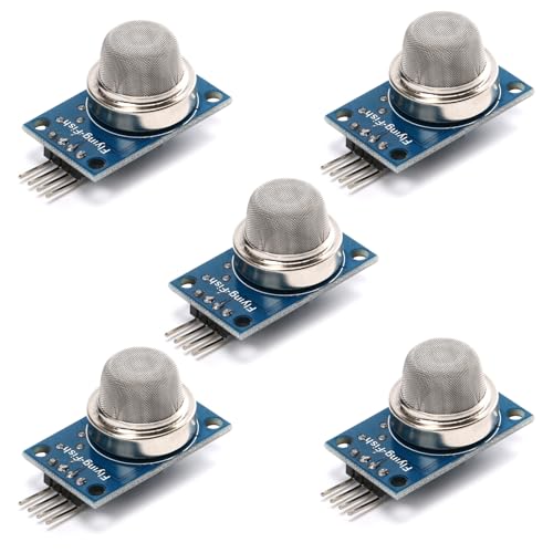 EC Buying 5Pcs MQ-135 Air Quality Gas Sensor Module, Analog and Digital Output Gas Detection Board for Ammonia, Benzene and Smoke, 5V Compatible for arduino MCU Projects
