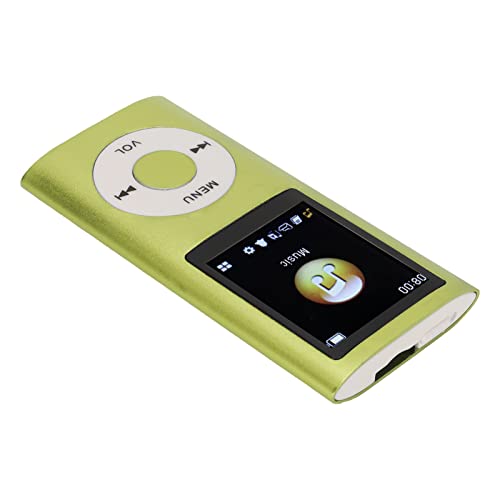 Reproductor MP3 Bluetooth para hacer deporte con pantalla de 1.8" y audio sin pérdidas verde