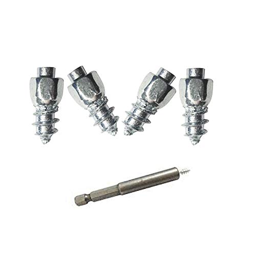 Marrkey 9Mm Tires Studs Screw Ice Snow Carbide Spikes Wheel Tyres Studs For Bicycle Bike Fat Bikes And Running Shoes Boots With Installation Key - Pack Of 100 #TOP4