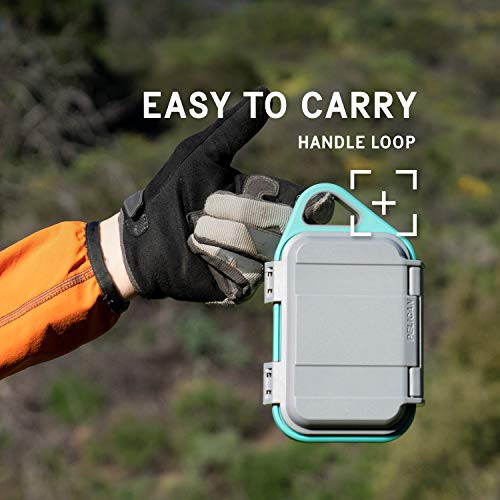 Pelican Go G10 Case (Surf Blue/Gray) - Thumbnail 5