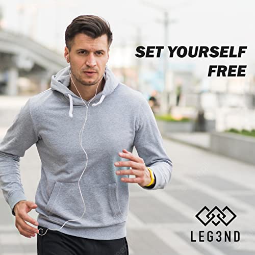 Leg3Nd Hoodies For Men - 2 Pack Dry Fit Lightweight Fleece With Zipper Pockets #TOP6