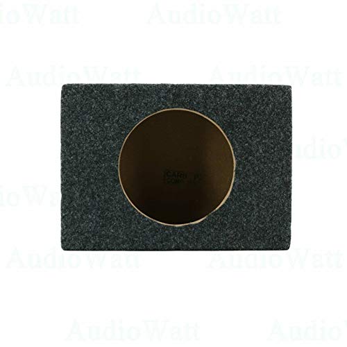 2X Audiotek Ca-65Cb 6.5- Inch Vented Speaker Box Enclosure Carpet Texture Terminal Cup Product For Great Audio Medium-Density Fibreboard Sturdy Construction -Pair #TOP3