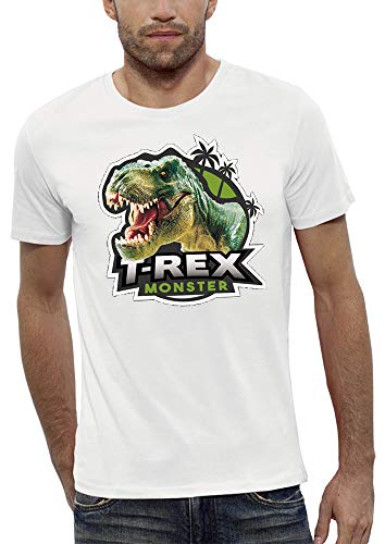 T-Shirt Dinosaure T-Rex Homme vêtement manches courtes imprimé mode jurassique
