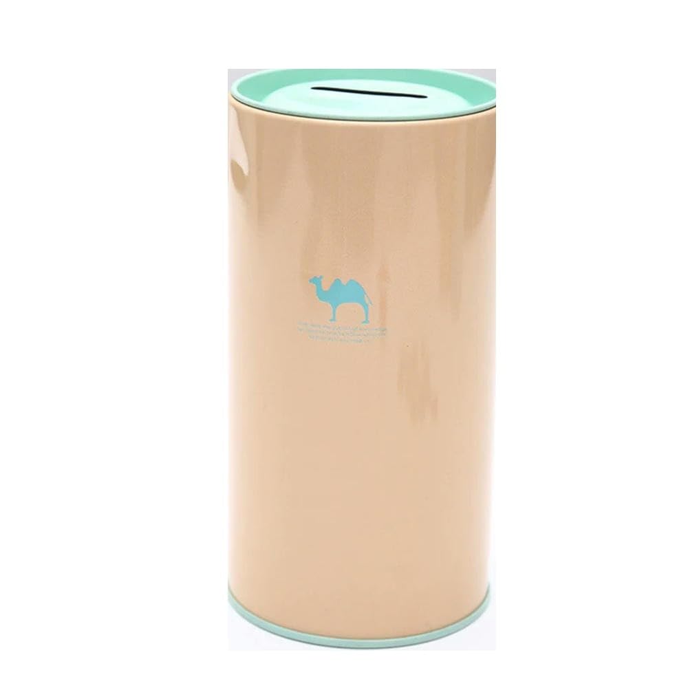 Tirelire ronde en fer blanc QXDZSW cadeau d'anniversaire enfant animaux
