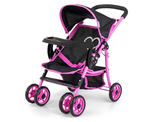 Poussette poupée Milly Mally Kate Prestige Landau Noir pour enfant