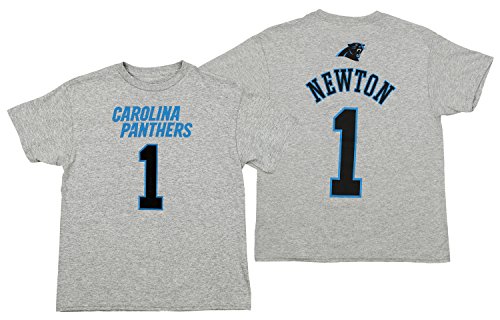 Outerstuff NFL Youth Boys (8-20) Mainliner Short Sleeve Tee Carolina Panthers Cam Newton Large (14-16)