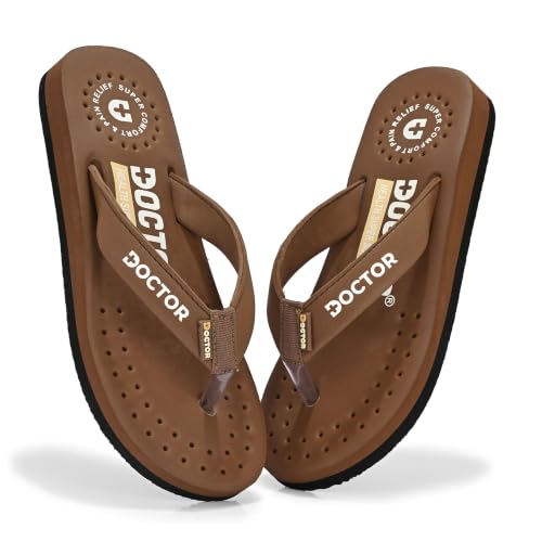 Image of DOCTOR HEALTH SUPER SOFT Women's Orthopedic Sandals And Slippers | Lightweight Anti-Skid Comfort Slides for Heel Pain Relief | Soft Cushion Sole Footwear for Everyday Use