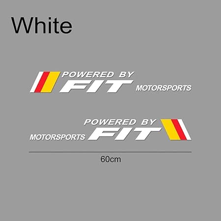 Amazon 車のサイドドアステッカー 2pcsファニーカードアサイドステッカーm Otorsportsデカールh Onda F It用カーリフレクティブボディデコレーション ステッカー デカール 車 バイク
