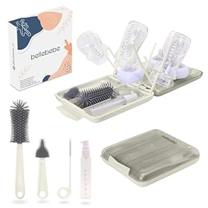 BELLEBEBE 6-in-1 Babyflaschen Trockenständer Set