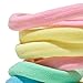 Mane Rainbow Fabric Hair Ties & Case - Extra-Wide & Soft Elastic Bands For All Types & Textures - No Damage Colorful Hair Accessories - Stocking Stuffers for Teen Girls & Adults (8 Count)