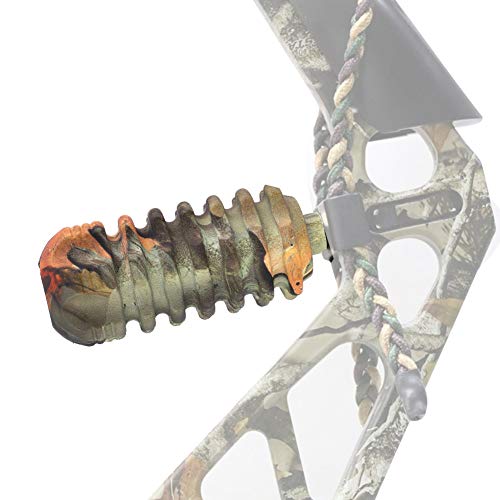 Yosoo Health Gear Archery Bow Stabilizer Bow Shock Absorber Rubber Archery Crossbow Vibration Dampening Stabilizer for Compound Arch Shooting Hunting Accessory - Image 2