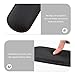 Stacool 2PCS Car Door Armrest Pads,Soft Leather+Memory Foam Car Knee Pads for Arm Support&Protect Elbow and Knee,Universal Car Elbow Pads Car Accessories Interior for Most Vehicles (Black)