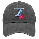 Harris for President 2024 High Heel Crushed MAGA Hats Vintage Cotton Washed Baseball Caps