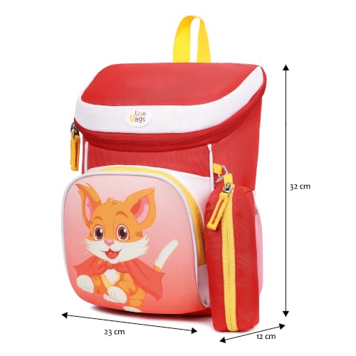 Image of Ligo 14 Inch Kindergarten School Bags for Boys & Girls | Suitable for Nursery to UKG Kids