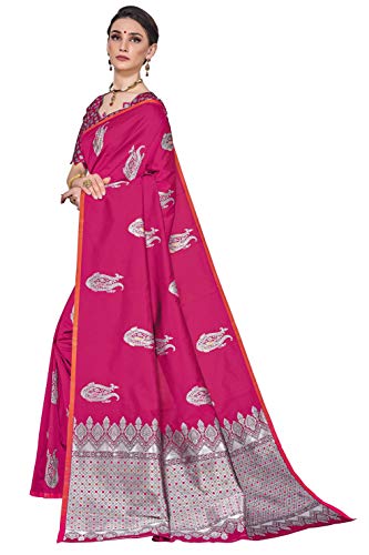Image of Glory Sarees Women's Banarasi Silk Saree with Blouse Piece (GS Kara143 Parent)