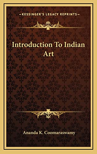 Introduction To Indian Art