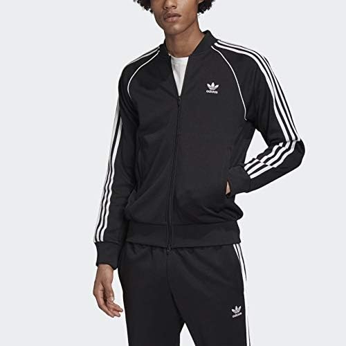 adidas Originals Men's Superstar Track Jacket, Black, S - Image 2