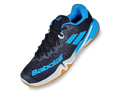 Babolat Shadow Tour Men's Indoor Court Shoe (Black/Blue) (9.5) #TOP3