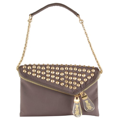Christian Audigier Bitsey Envelope Clutch - Taupe #TOP4