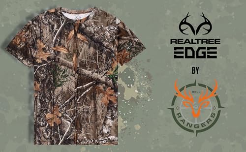 Bell Rangers Realtree Camouflage Short Sleeve Shirt For Men And Women Hunting Camo Crewneck Tee thumb #4