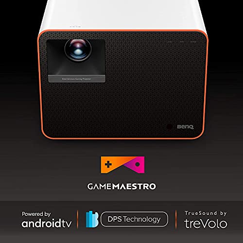 Image of BenQ X3000i True 4K UHD 4LED Gaming Projector | 3000 Lumens | 1080p 240Hz 4.2ms | 100% DCI-P3 | Preset Game Modes | Android TV | 10W TreVolo Speakers | HDMI | 2D Keystone | eARC | 3D | PS5 | Xbox