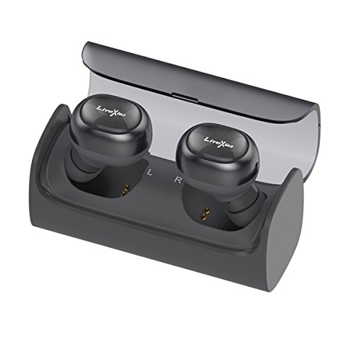 Auriculares con True Wireless de LiteXim, Bluetooth 4.1, auriculares inalámbricos In-Ear a prueba de sudor, set para coche, 12 horas de tiempo de reproducción, con micrófono y cargador.
