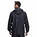 LZLER Regenjacken Herren Wasserdichte Leichte Faltbare windjacke Regenmantel mit Verstellbare Kapuze für Outdoor Wandern Camping(Black,M)