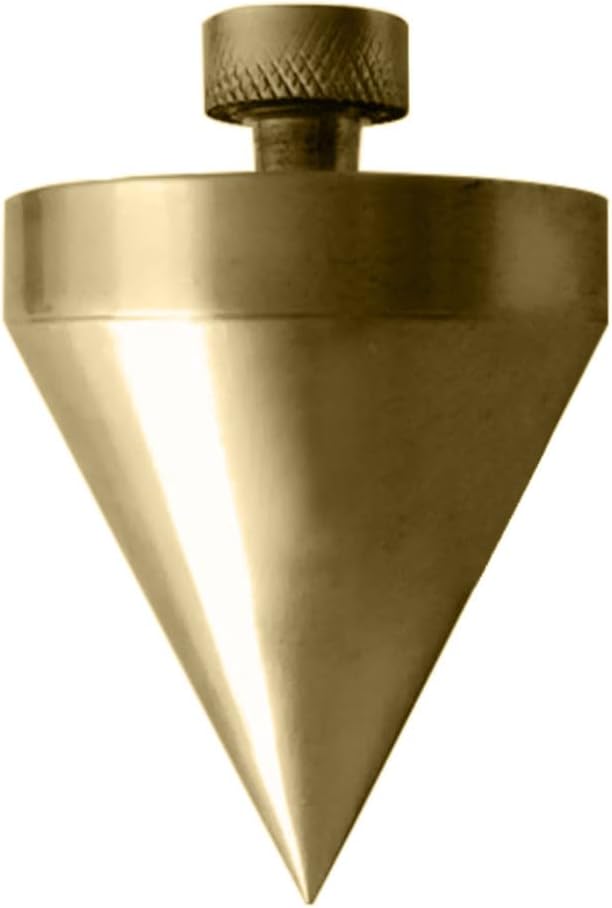 Non-Sparking Plumb Bob - 300g(10.58oz), 45mm(1.8") x 53mm(2.12"), Aluminum Bronze, Hanging Wire Hammer Plumb Bob, Corrosion-resistance, Low-magnetic
