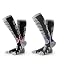 2 Pairs x Medium Socks (Black + Gray)