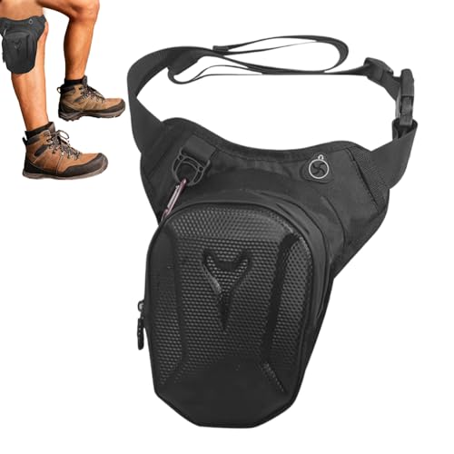 バイク レッグ バッグ,防水 サイクリング ウエストポーチ - サイクリング レッグ パック,オートバイライダー アドベンチャーツーリング ロードトリップ 旅行 ハイキング キャンプ 釣り 登山用