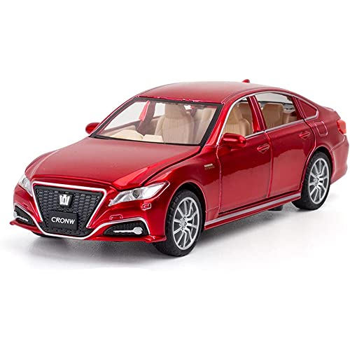 Image of DEUSON ECOM 1:32 Toyo Crow Toy Car for Kids Diecast Metal Car Model Crow Toy Cars for Kids Sound and Light Pull Back, Red