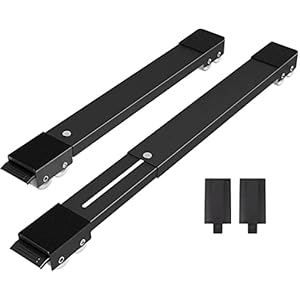 Furniture Dolly Mobile Roller with Locking Wheels, Extendable Appliance Rollers Mobile Washing Machine Base, Fridge…