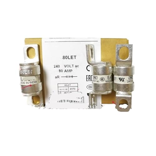 Fusible BS88 80LET 80A 240V pour cartouche industrielle en lot de 3 pièces