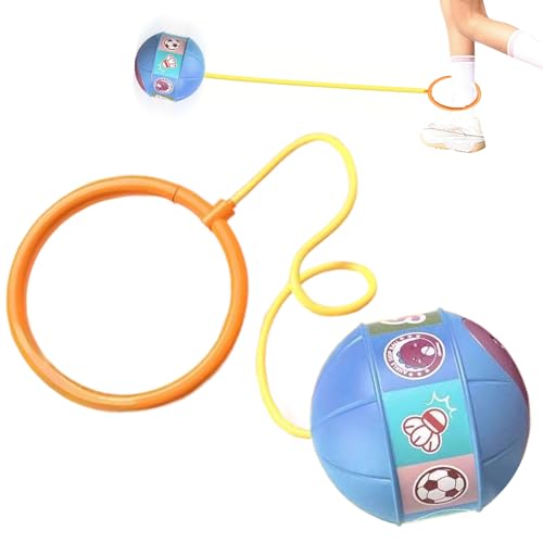 Sprungball zum Knöchel für Mädchen – leuchtender Sprungring mit LED-Licht für Knöchel, interaktive Spiele im Freien, körperliche Aktivität für Kinder, Jugendliche, Erwachsene, Hinterhof, Garten