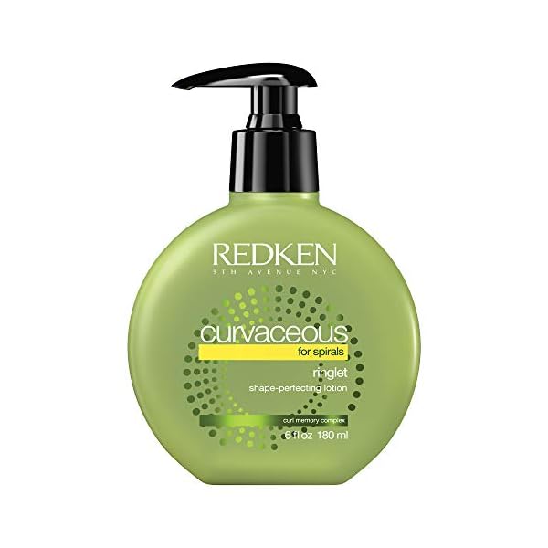 Redken Curvaceous Ringlet Shape Perfecting Lotion | For Curly Hair | Anti-Frizz | Curl Defining Hair Lotion | 6 Fl Ounce