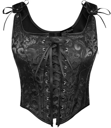 Image of Scarlet Darkness Women Renaissance Corset Pirate Bustier Top Bodice Bodyshaper