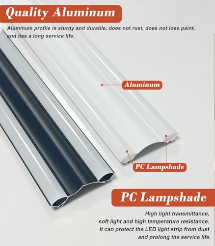 Profilé LED pour corniche évitant l'éblouissement des yeux - 3