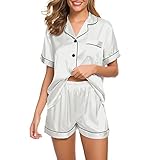 ❤【 Assorti avec une variété de styles 】 Le pyjama deux pièces se marie bien avec des jeans, des robes, des sacs, des talons hauts, et est le meilleur choix pour les femmes pour sortir, s'habiller au hasard tous les jours. Le pantalon de pyjama peut être assorti avec des hauts décolletés sexy, des maillots surdimensionnés, des hauts de bikini élégants ou des t-shirts courts comme des vêtements décontractés.