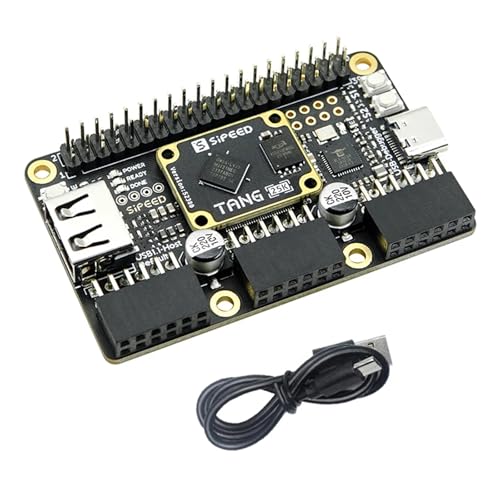 Sipeed Tang Primer 25K FPGA Development Board 23K LUTs 64Mbits NOR Flash Linux RISC-V SBC Support USB-A MIPI 2.5Gbps SDRAM Module PMOD x 3 for RetroGame FPGA University Teaching (25K SBC)