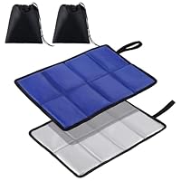 Cuscino Pieghevole Per Esterni Wvu & Wvo – Impermeabile, Resistente Al Freddo, In Tessuto Oxford, Con Custodia, Aperto 40x31 Cm - 5