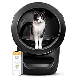 Litter-Robot 4 with Step & Fence by Whisker, Black - Automatic, Self-Cleaning Cat Litter Box, Helps Reduce Litter Box Odors, Never Scoop Again, Includes 1 Year of WhiskerCare