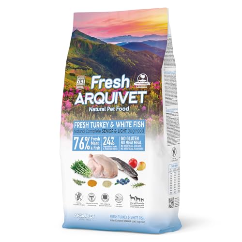 Arquivet Fresh Senior Light Pavo & Pescado Blanco 10Kg...