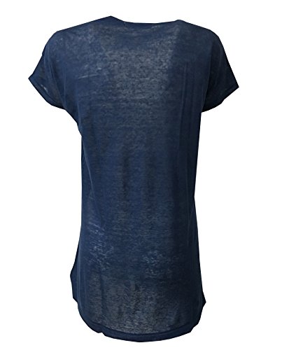 OTTOD'AME Maxi-t-Shirt Donna Scollo a V Profondo