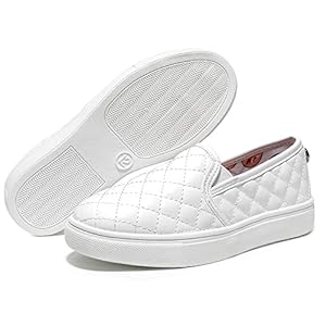 Girls Sneakers Slip On Casual Sneakers for Girls Nonslip Comfort Lightweight Flats Shoes for Big Girls Little Girls