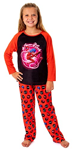 INTIMO Miraculous: Tales of Ladybug & Cat Noir Girls' The Power Of Luck Sleep Pajama Set