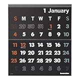 イノベーター 2026年 カレンダー 壁掛け L 黒 31397006